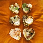 Custom Preserved Flower Filled Hearts - Art by Lauren Ash