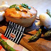 Vegetarian Mushroom and Asparagus Pie